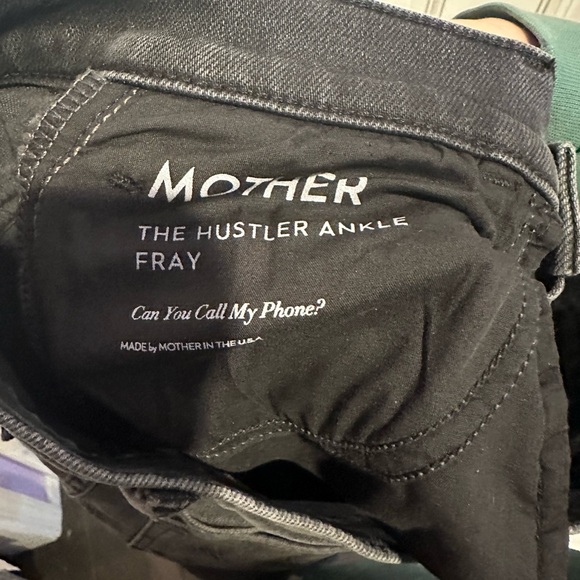 MOTHER The Hustler High Waist Fray Hem Ankle Bootcut Jeans - Picture 13 of 13